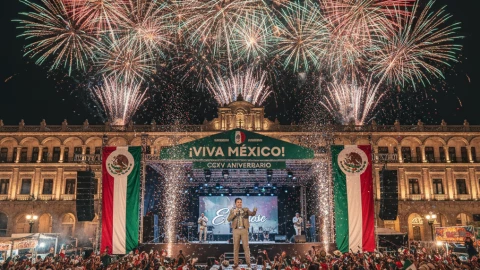 Grito de Independencia en Villahermosa Tabasco