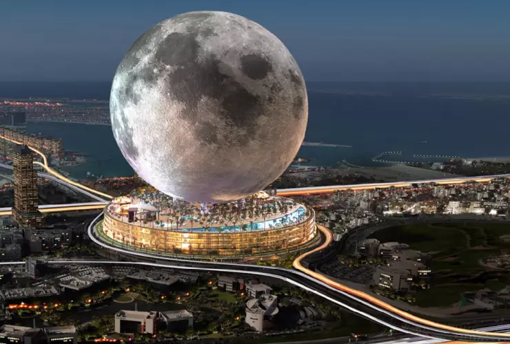 Un empresario busca construir una réplica de la Luna en Dubai.