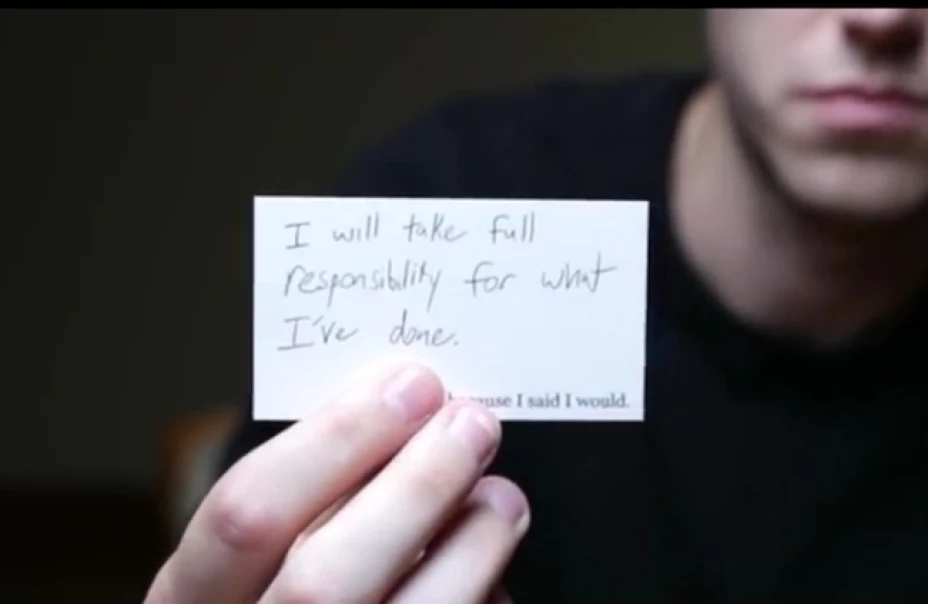 El video forma parte de la campaña Because I Said I Would