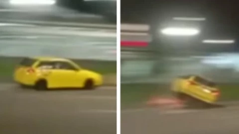 Auto arrancones clandestinos accidente Colombia