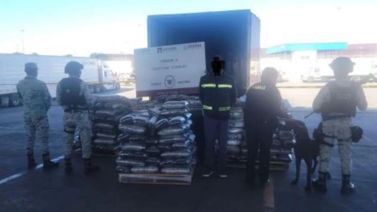Varios kilogramos de droga fueron asegurados en Tijuana.