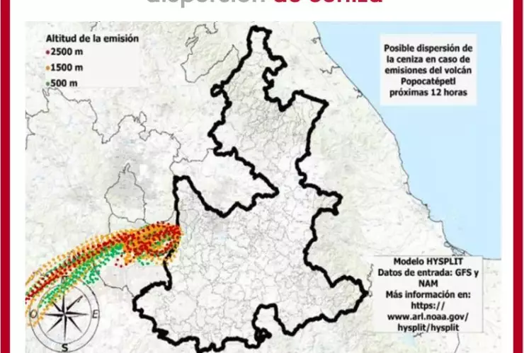volcán Popocatépetl hoy