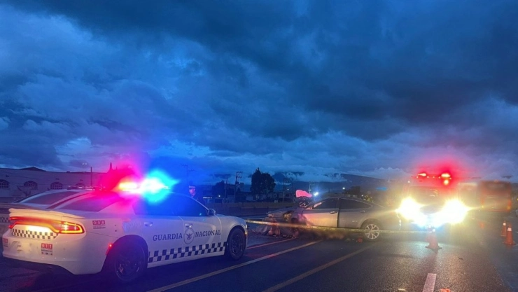 El accidente en la México-Puebla ocurrió a la altura de Chalco.