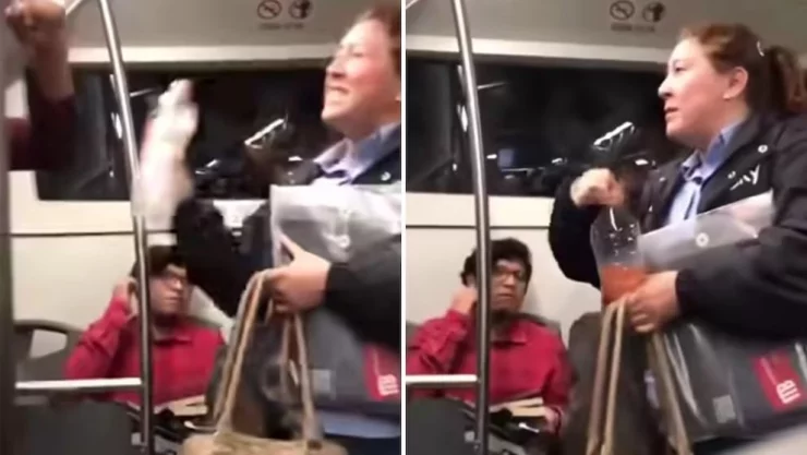 VIDEO | Mujer agrede a joven en transporte público por supuesto contagio de herpes; ¿dónde ocurrió?