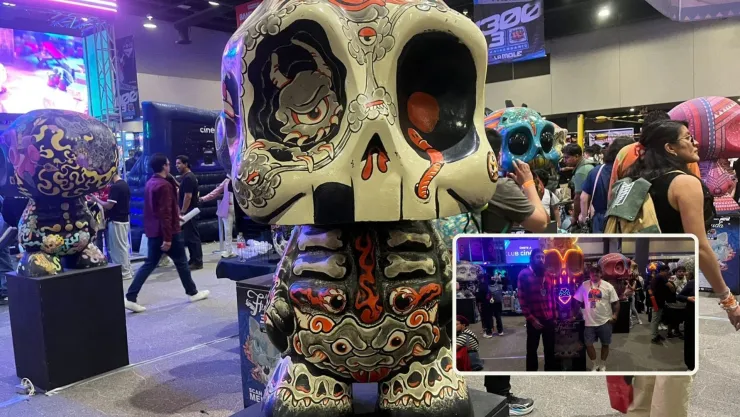 “Me lleva la Huesuda”: La exposición de calaveras gigantes que celebra el arte mexicano