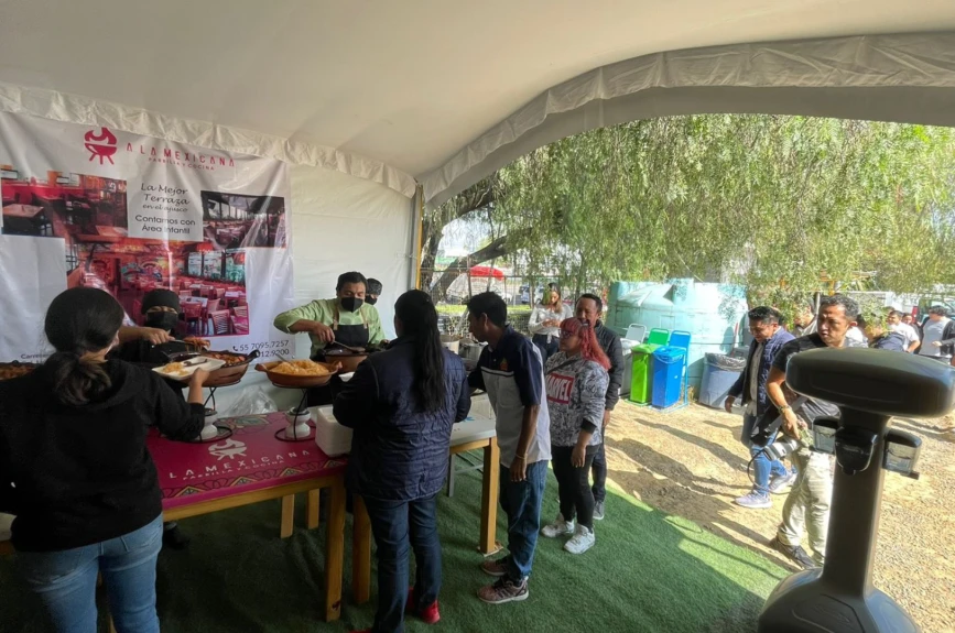 Ricos y deliciosos platillos tuvimos en el centro de acopio