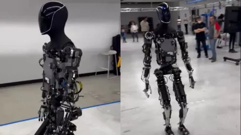 Elon Musk presenta robot humanoide