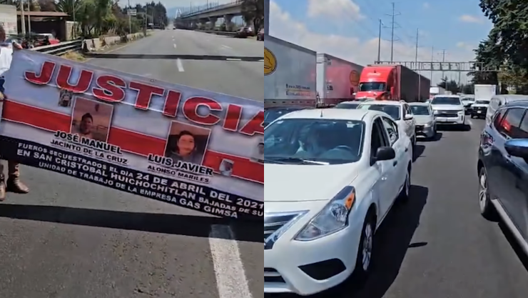 Familiares bloquean la México-Toluca