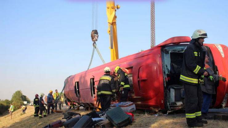 Accidente fatal deja 12 muertos y 47 heridos en Hungría.