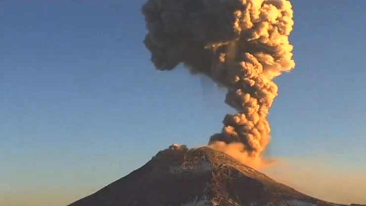 explosión volcán popocatépetl hoy