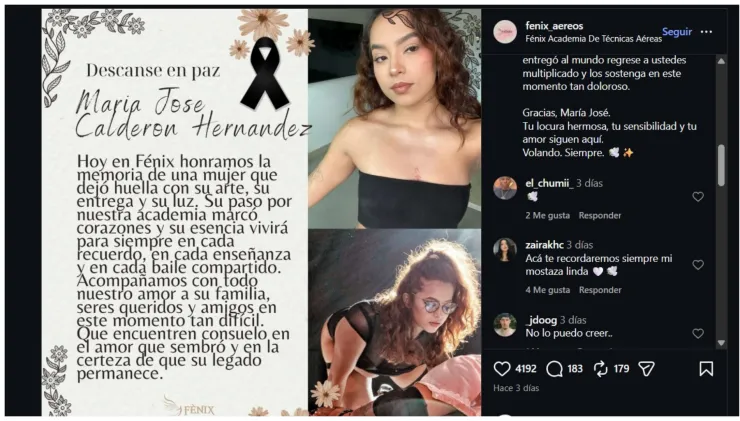 influener maría josé mayits de qué murió