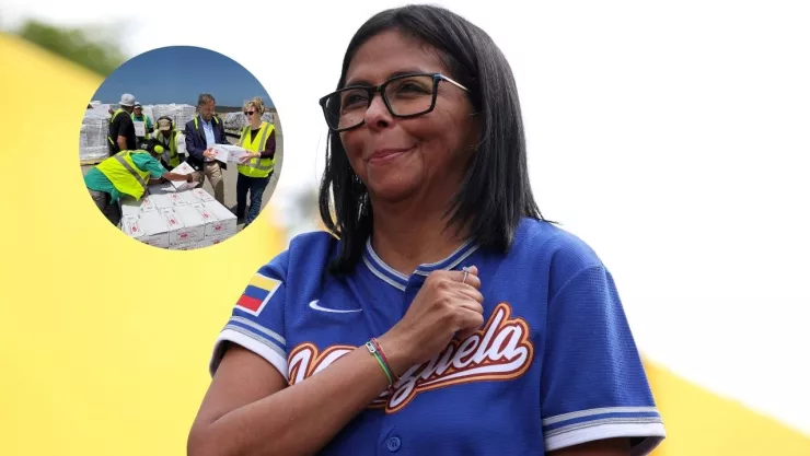 Foto de Delcy Rodríguez.