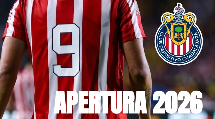 Nadie lo esperaba, pero este futbolista será el ‘9’ de Chivas en el arranque del Apertura 2026