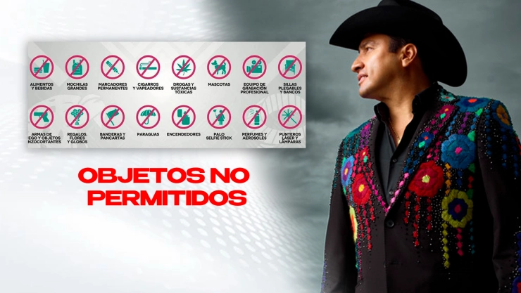 Qué NO llevar al concierto de Julión Álvarez: regulaciones, accesos y recomendaciones