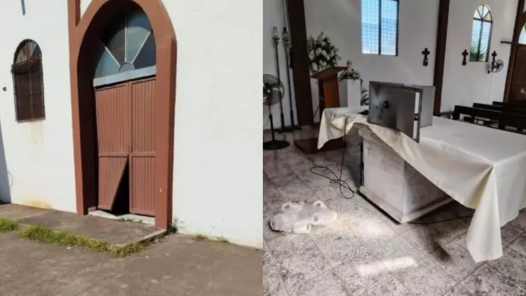 Denuncian vandalismo también en iglesia de Bellavista, Culiacán