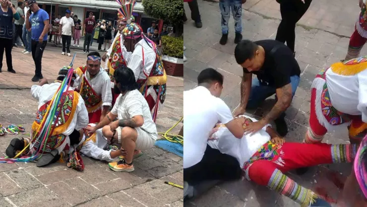 Volador de Papantla cae durante ritual en Xochimilco