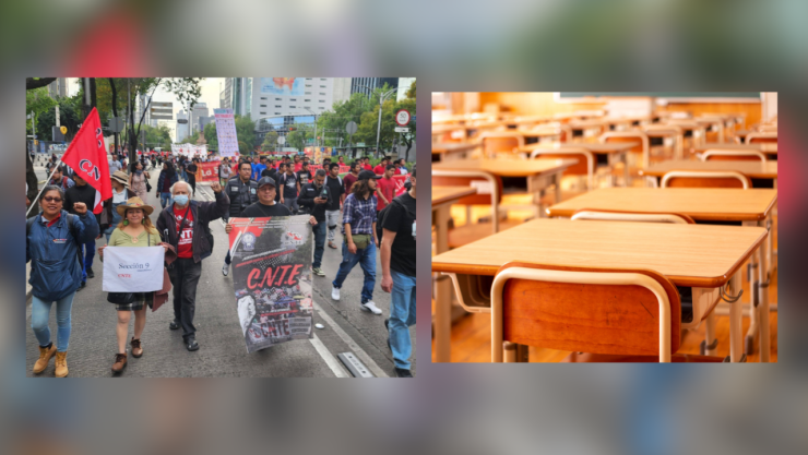Estados sin clases por paro nacional de la CNTE