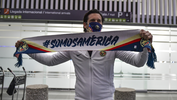 Santiago Solari con el Am&eacute;rica