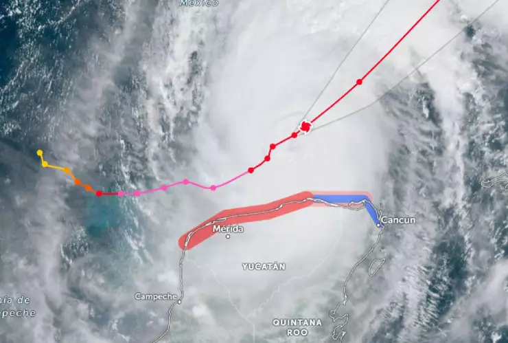 ÚLTIMA HORA_ Confirman que el Huracán Milton PIERDE FUERZA, esta es su UBICACIÓN exacta