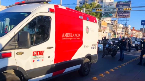 oruga atropella a ciclista en Leon, Gto hoy 9 de febrero del 2024