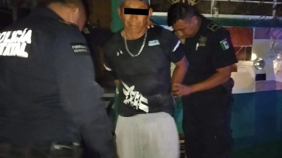 Presunto robo con machete durante la madrugada al sur de Mérida deja un detenido