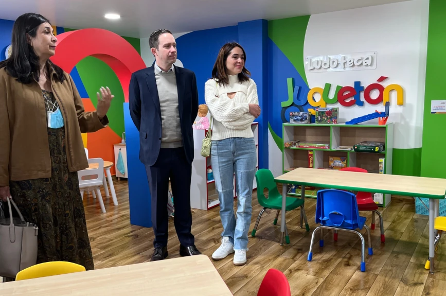 La primera Ludoteca del Juguetón Azteca se inauguró.