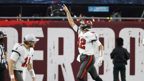 38-3. Brady suma 602 pases de anotación y da el triunfo a los Buccaneers