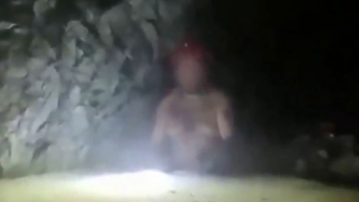 Minero Francisco rescatado con vida