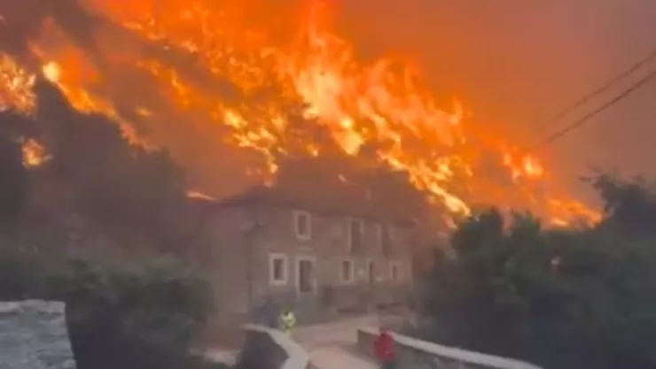 Ola de calor y fuego: noroeste de España registra incendios récord en 2025