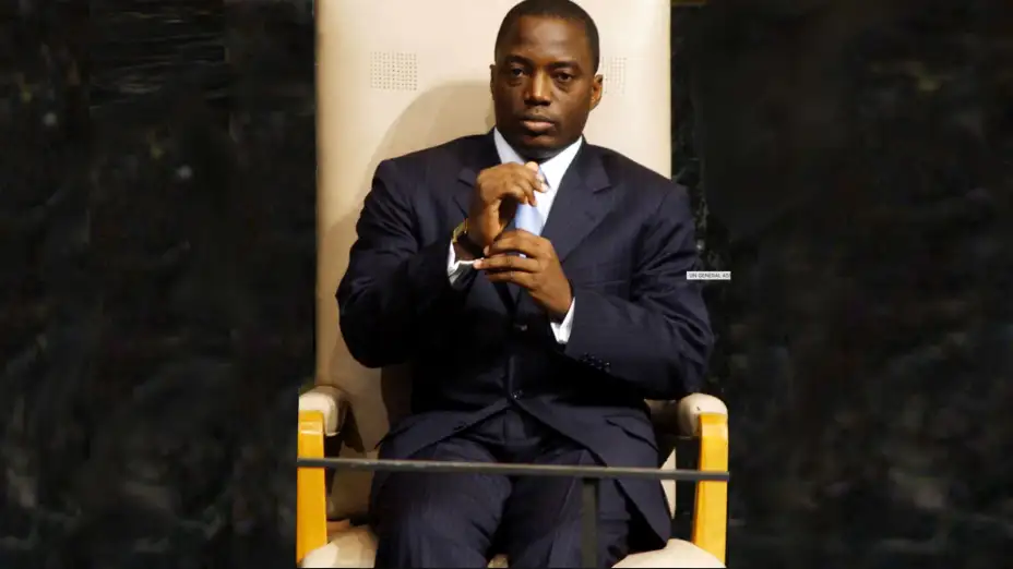 Joseph Kabila, entonces presidente de la República Democrática del Congo.