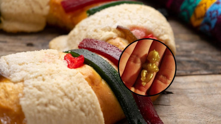¡Llegaron los Reyes Magos! Esconden muñequitos BAÑADOS EN ORO dentro de Rosca de Reyes en Tizimín