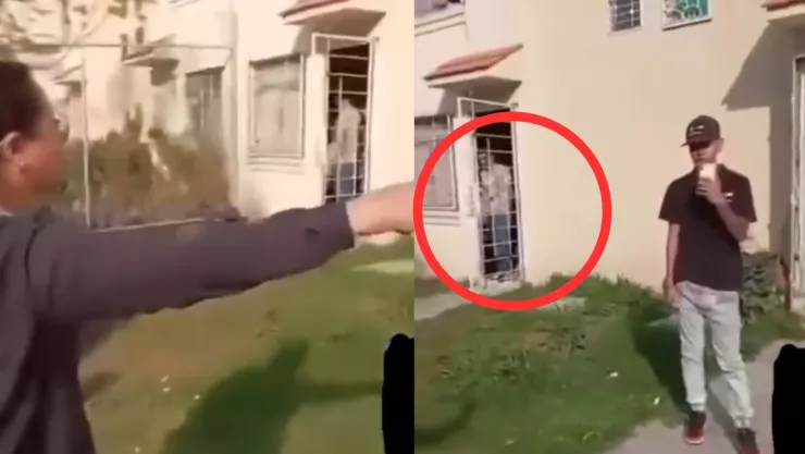 Abuelita sicaria 2.0 enfrenta a paracaidistas en Chalco, Estado de México