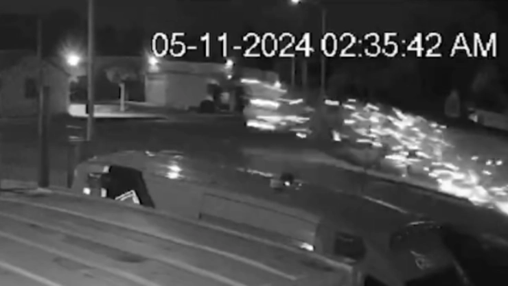 El impactante choque en las calles de Pasadena