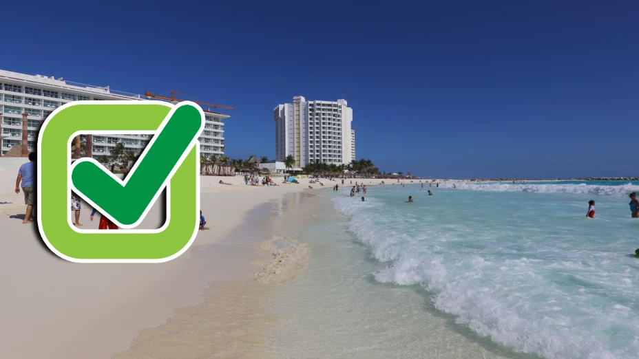 Estas son las playas de Cancún en las que puedes nadar HOY 29 de noviembre de 2025.webp