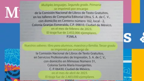Los libros ya estaban publicados desde febrero pasado