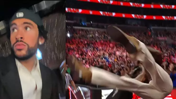 Luchadores GOLPEAN a Bad Bunny en vivo (VIDEO)