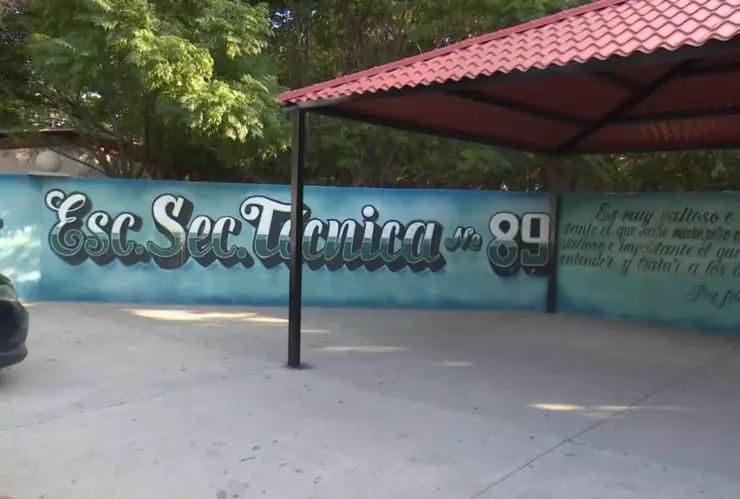 Aguas negras en secundaria técnica