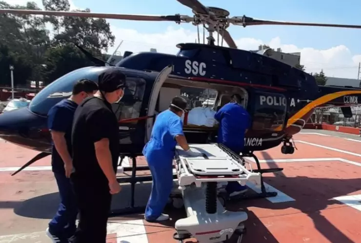 SSC helicóptero infarto