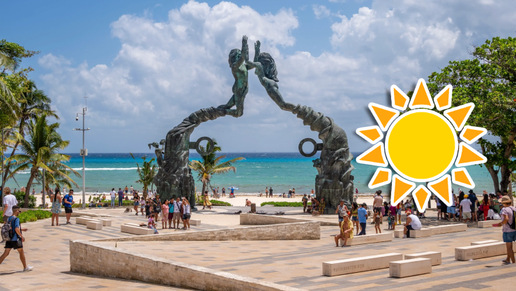 Esta será la hora de MÁS CALOR en Playa del Carmen HOY 10 de abril de 2026.webp