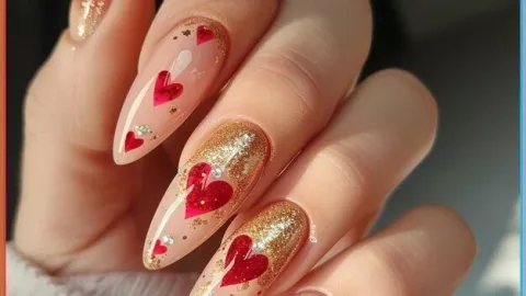 45 diseños de uñas para San Valentín en almendradas o cuadradas: son sencillas, elegantes y sutiles