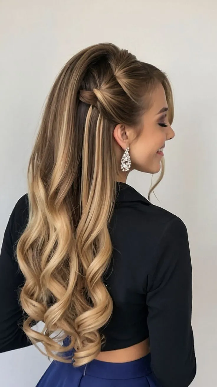 39 ideas de peinados semi recogidos elegantes: puede ser en cabello lacio o chino y te verás preciosa
