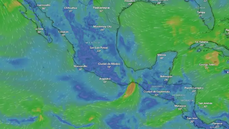 Mantienen vigilancia en las DOS zonas de baja presión que se forman cerca de costas mexicanas