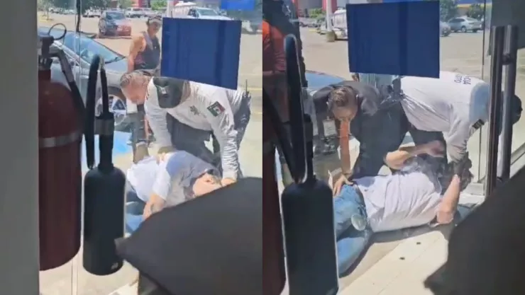 Policías agreden a hombre en Mazatlán