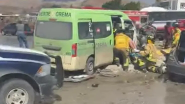 Fuerte accidente en Tijuana hoy 3 de marzo de 2025
