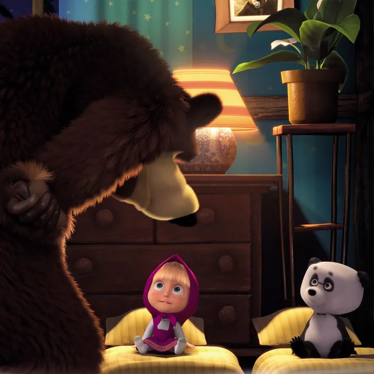 Masha y el Oso y Bluey superen la timidez