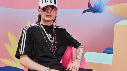 Peso Pluma estuvo presente en el pasado Coachella Valley Music & Arts Festival como invitado de Becky G.