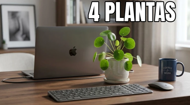 4 plantas pequeñas perfectas para decorar tu escritorio sin ocupar mucho espacio