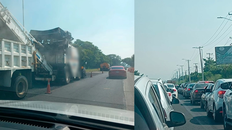 tráfico carretera tabasco