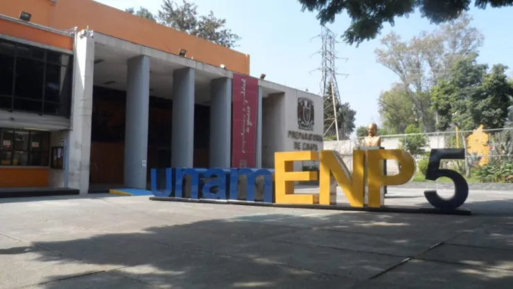 Instalaciones de la Prepa 5 de la UNAM