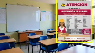 Se extienden la suspensión de clases en Veracruz